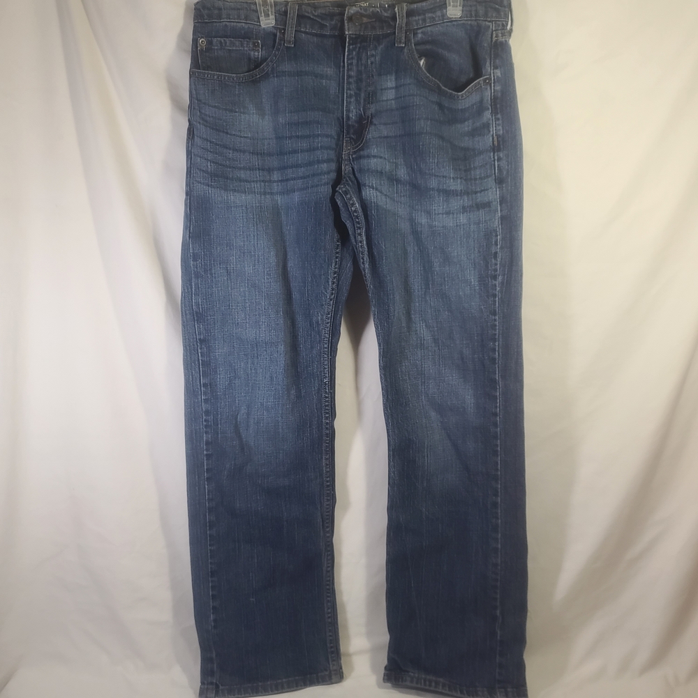 Levi's Signature Gold Relaxed Denim Jeans Mens Size 34 Blue Straight Leg 34X32